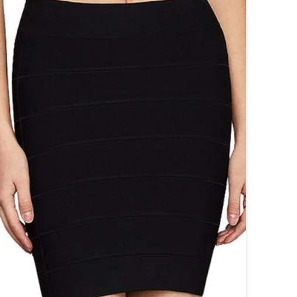 BCBGMaxAzria Black Ribbed Skirt women’s XS - Picture 1 of 4